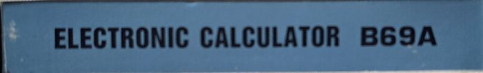 Aorora B69A Electronic Calculator - New Old Stock