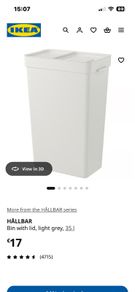 IKEA Hallbar 35L bin