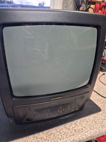 mitsubishi tv CT14MV1L Tv and VCR Combination System