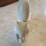 Ceramic White Squirrel Sculpture Image 3