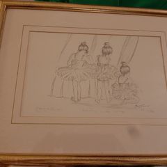 3 little girls Ballerina Framed Picture by Steve O'Connell