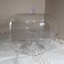 Large Plastic Cake Stand 30 CM With Lid Image 4