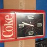 Coca Cola Lighted Clock Year 1984 rare Image 2