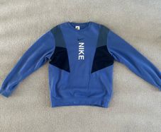 nike crew sweatshirt blue