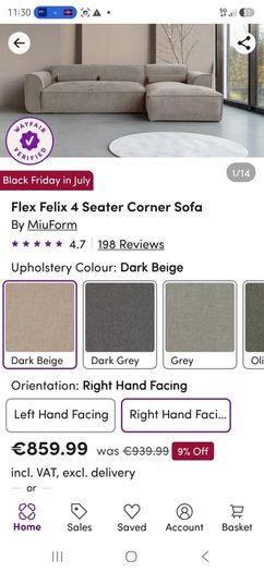 corner sofa