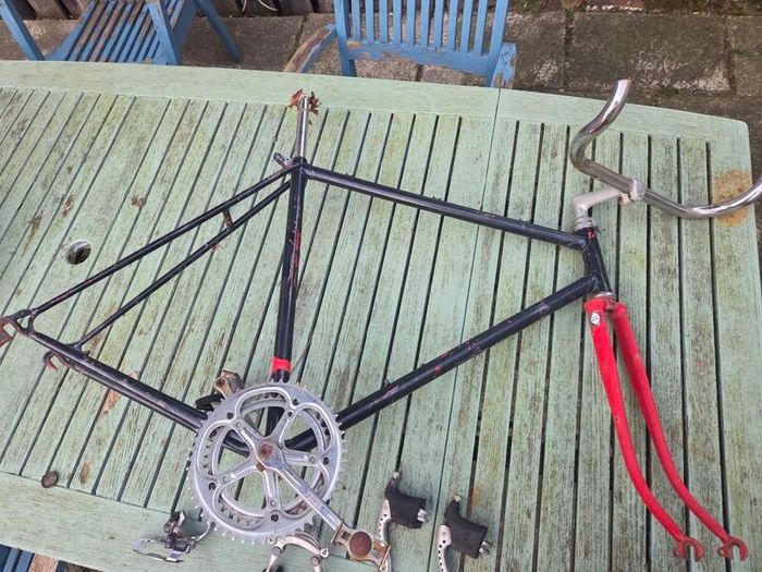 Vintage Road Bike Frame Restoration Repair