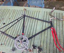 Vintage Road Bike Frame Restoration Repair