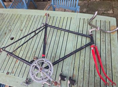 Vintage Road Bike Frame Restoration Repair
