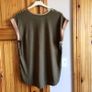 ZARA Ladies Green / brown tones top M 12 includes post Image 2