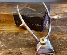 MINT 1950s Burman Hand Clippers - Working - No Rust - Original Box (9/6)