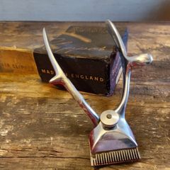 MINT 1950s Burman Hand Clippers - Working - No Rust - Original Box (9/6)