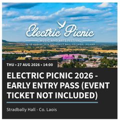 electric picnic early entry tickets