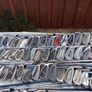 A selection of golf clubs and bags. All right handed clubs. Image 7