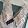 French Connection Hermione Barley Sugar beaded cross back Sz 8 - Bnwt Rrp 210 Euro Image 5