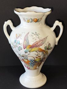 A Weatherby Hanley Royal Falcon Ironstone Double-Handled Vase
