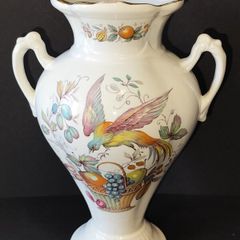 A Weatherby Hanley Royal Falcon Ironstone Double-Handled Vase
