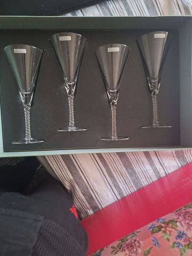 Set of 4 Ella Sabatini Wine Goblets