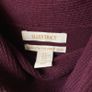 Ellen Tracy Burgundy 100% Merino Wool Draped Cowl Neck Sweater XL Image 3