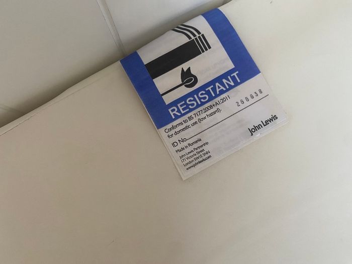 Boori Alice White Cot Bed & John Lewis Mattress