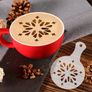 Coffee Stencils, Coffee Accessories Set 31PCS, Chocolate Shaker Duster, Cappuccino Coffee Barista Latte Hot Chocolate Cocoa Cake Design Decoration Duster Coffee Art Coffee Toppers (FREE POSTAGE) Image 5