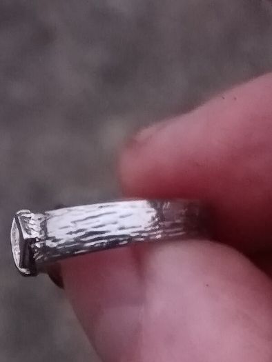 Vintage Irish Sterling Silver Buckle Ring
