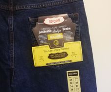 Euro Denim Mens Jeans New With Tags W34 L27 Dark Blue Heavy Duty Jeanswear