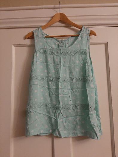 Mint green top - Medium