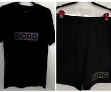 Bjorn Borg T-shirt and Shorts Size L