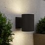 Grantham Up and Down Outdoor Solar Powered Wall Light Image 9