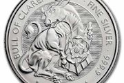 2023 Great Britain Tudor Beasts - 2 oz Silver Coin Bull of Clarence BU (In Capsule)
