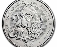 2023 Great Britain Tudor Beasts - 2 oz Silver Coin Bull of Clarence BU (In Capsule)