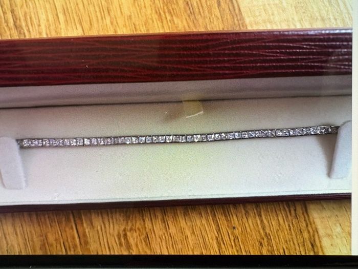 silver 925 tennis bracelet