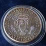 JFK Kennedy Genuine Half dollar 2010 24 Karat Gold gilt portait cameo Image 2