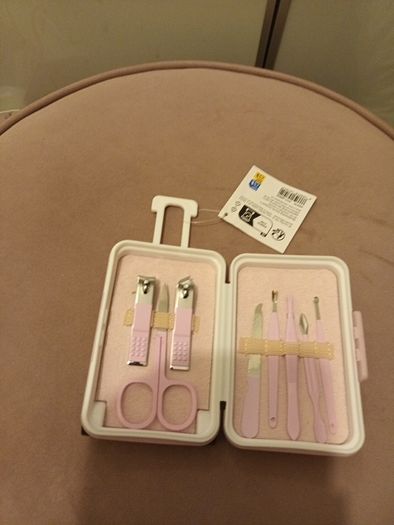 Brand new travel luggage manicure set