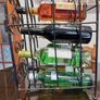 metal wine bottle holder Image 4