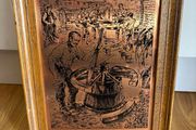 Small Vintage Copper Picture
