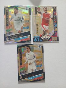 Match Attax 100 Club Cards 2016/17 - Ronaldo, Modric & Sanchez