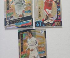Match Attax 100 Club Cards 2016/17 - Ronaldo, Modric & Sanchez