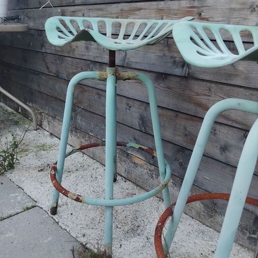 Tractor seat high stools
