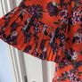 Orange Floral Top Size 10 (BNWT) Image 2
