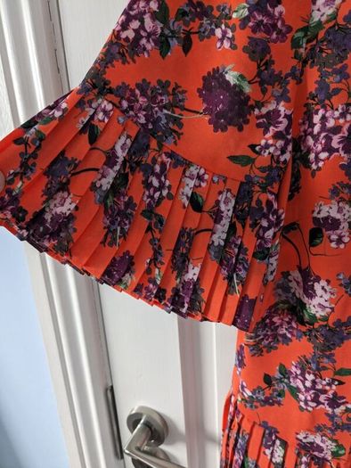 Orange Floral Top Size 10 (BNWT)