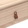 Writing Desk Natural 110x45x76 cm Wood Image 6