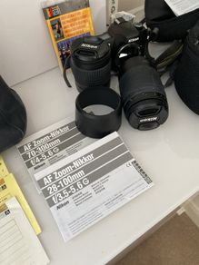 Nikon Camera with  Lenses &  Bag