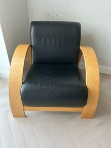 leather armchair