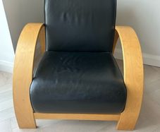 leather armchair