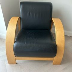 leather armchair