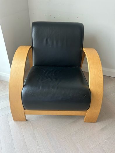 leather armchair