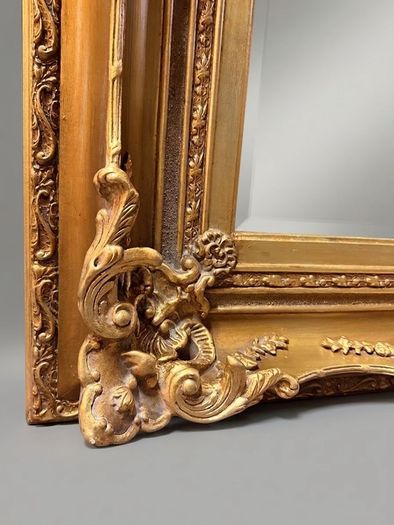Large Gilt Double Frame Mirror.