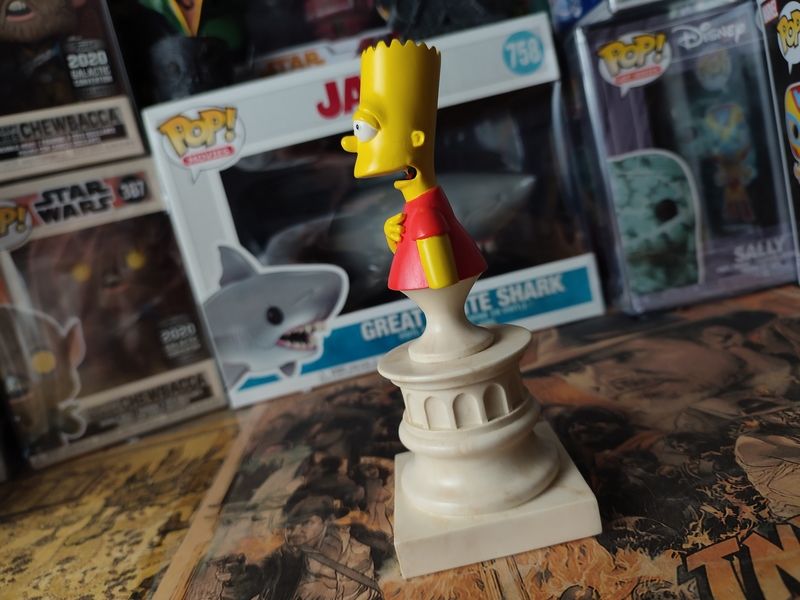 Hand Cast and Painted the Simpsons Homer as Ultraman Resin Figure