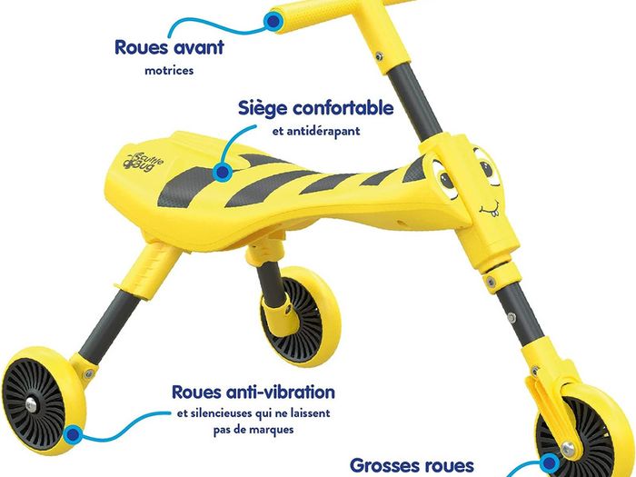 3wheel Foldable Ride On Tricycle For 1 Year Old Bumblebee Trike ...